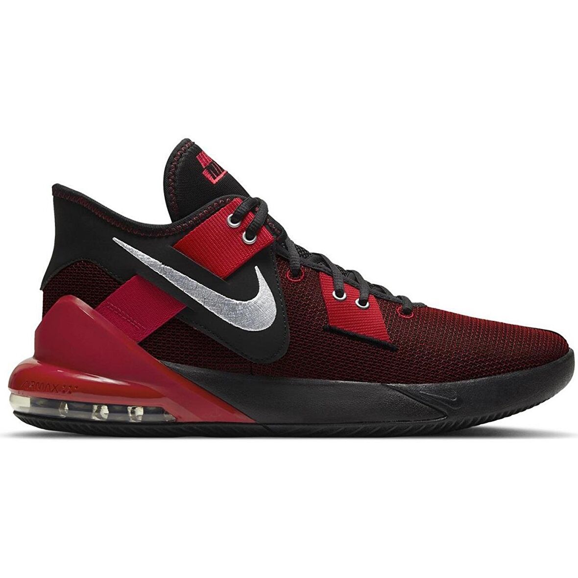 Nike Air Max Impact 2 Basketball Siyah Kırmızı Basketbol Ayakkabısı 