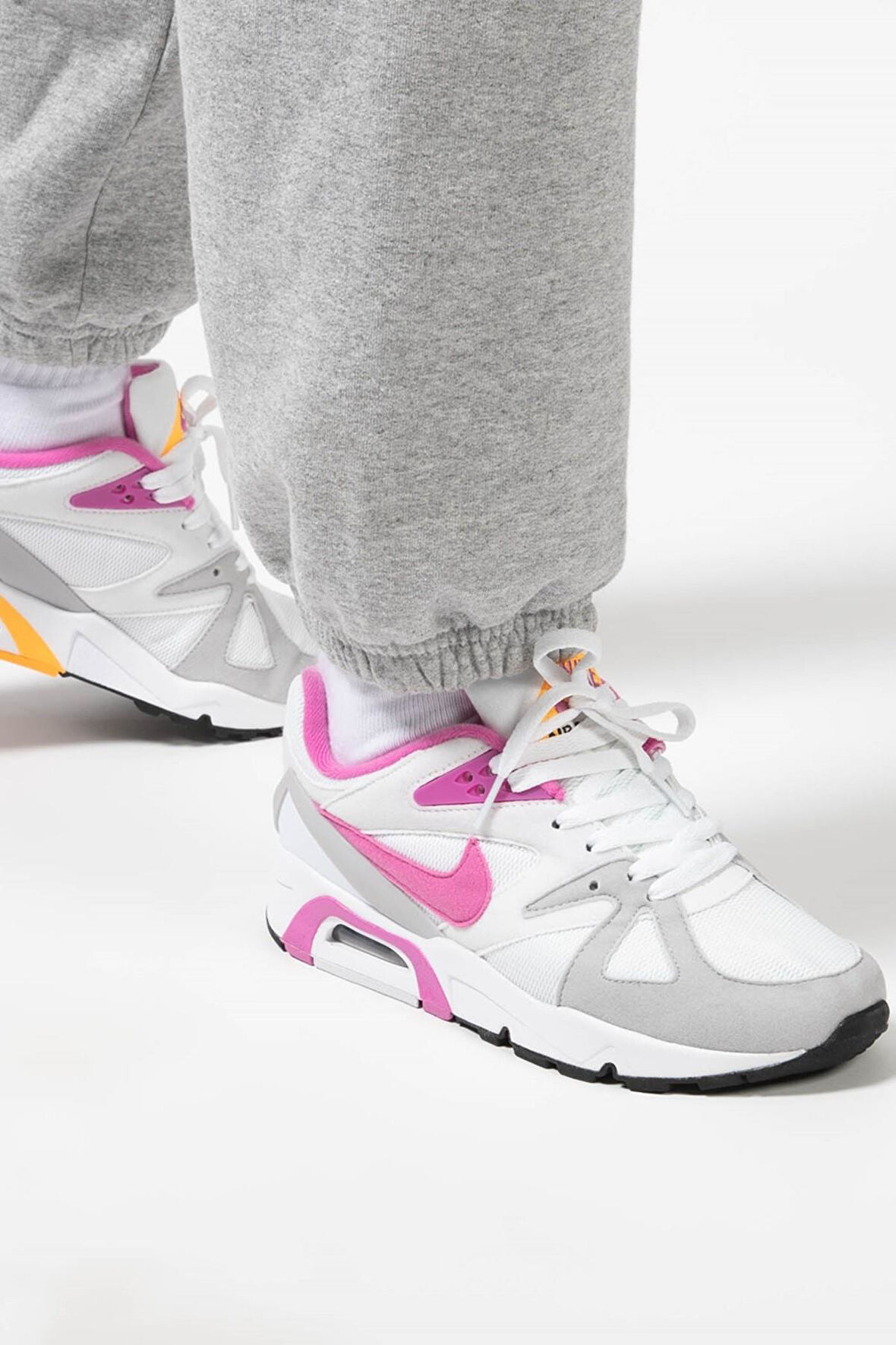 Nike Air Structure Triax 91 Unisex Sneaker Günlük Spor Ayakkabı Beyaz Pembe