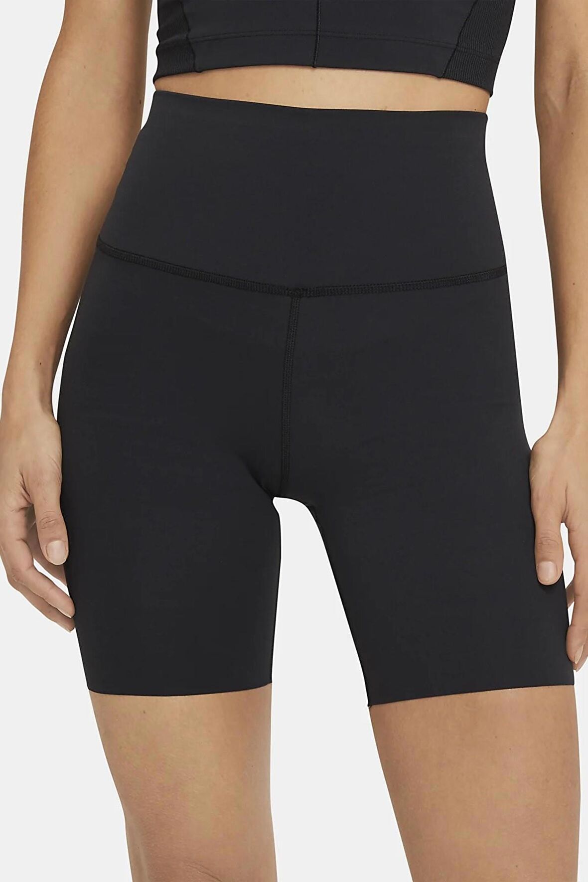 Nike Yoga Lux High Rise Soft Shorts Cepli Yüksek Belli Yumuşak Tayt Şort