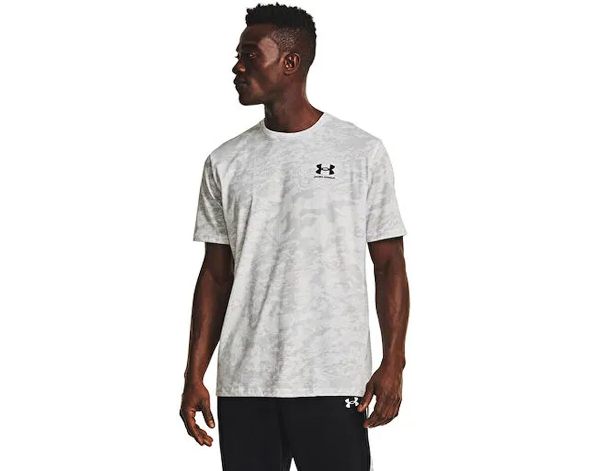 Under Armour Ua Abc Camo Ss Erkek Günlük Tişört 1357727-100 Renkli