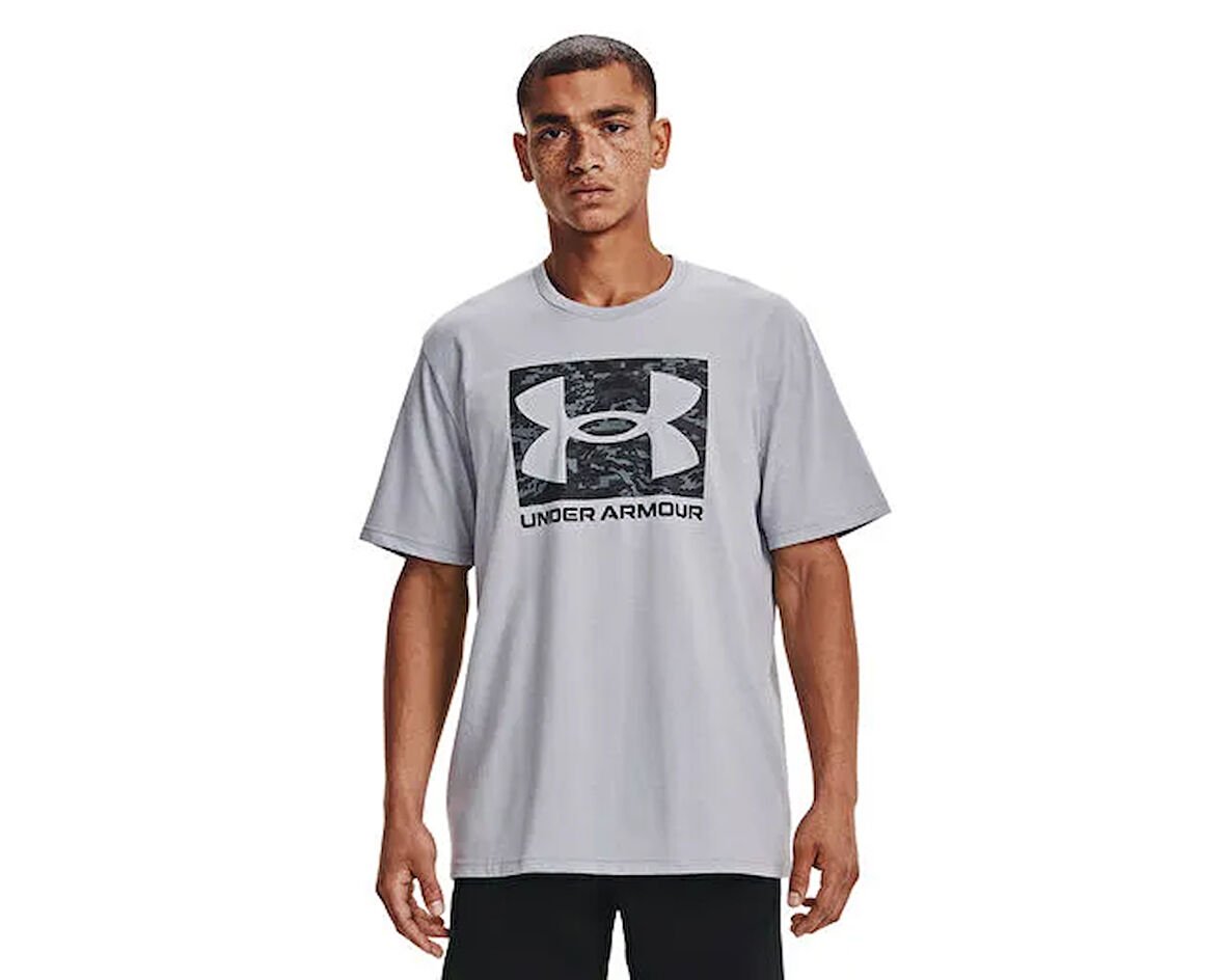Under Armour Ua Abc Camo Boxed Logo Ss Erkek Günlük Tişört 1361673-011 Renkli