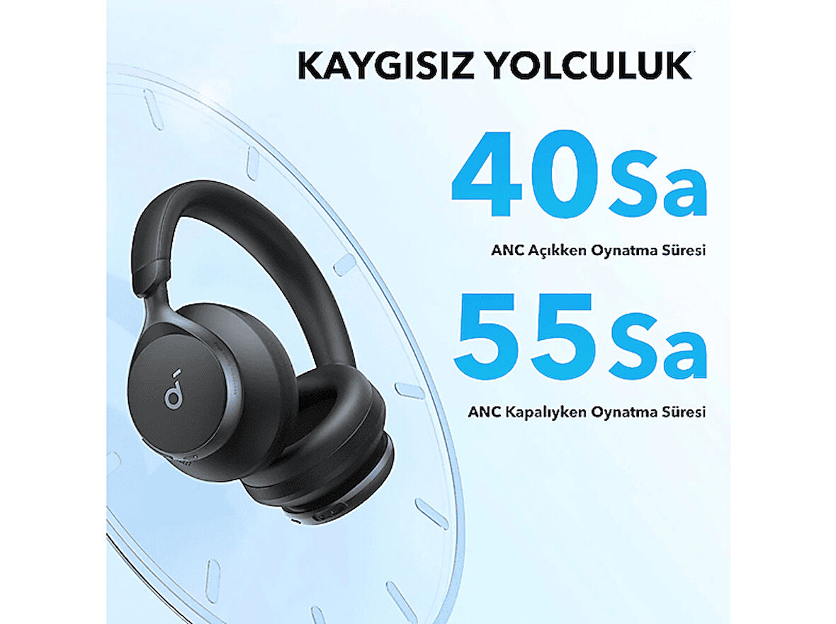 ANKER Space One Bluetooth Kulak Üstü Kulaklık Siyah