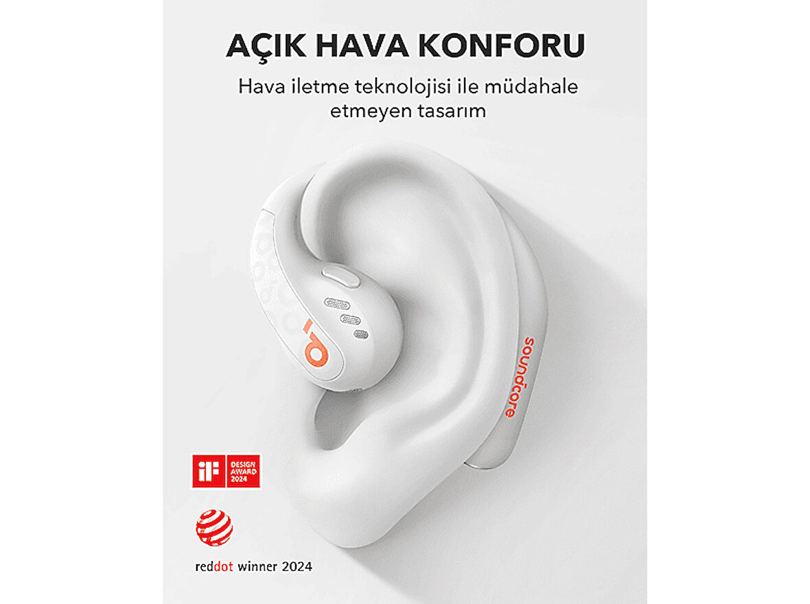ANKER Soundcore AeroFit Pro Bluetooth Kulak İçi Kulaklık Beyaz