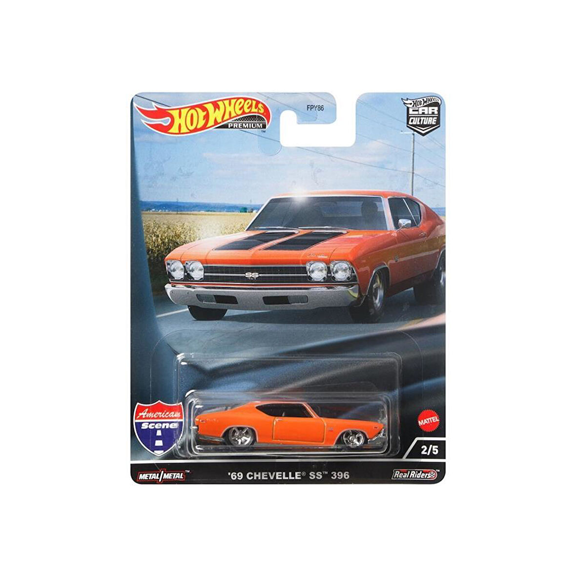 Hot Wheels Premium HCJ83 '69 Chevelle Ss 396