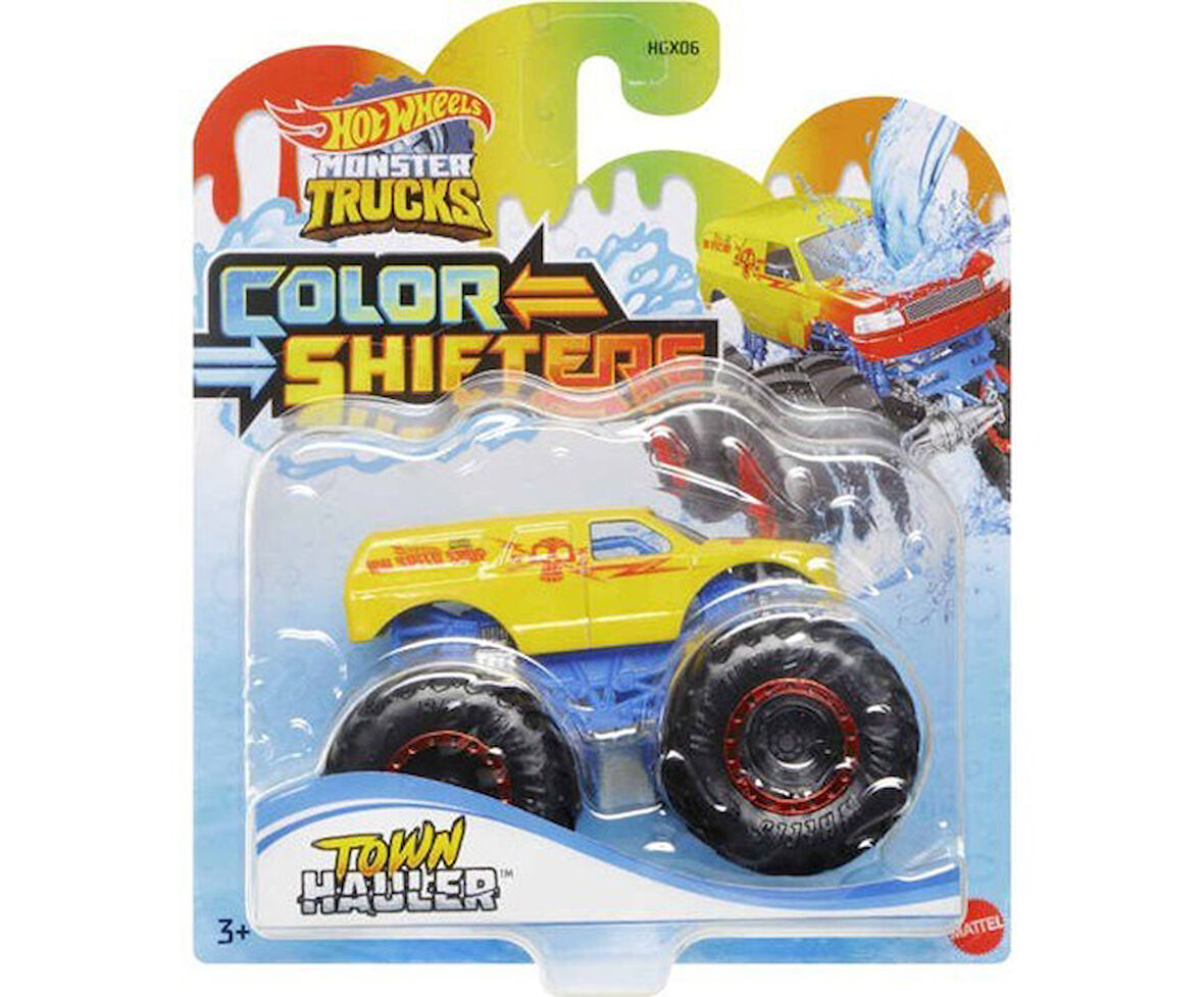 HotWheels Monster Trucks 1:64 Renk Değiştiren Arabalar HGX10