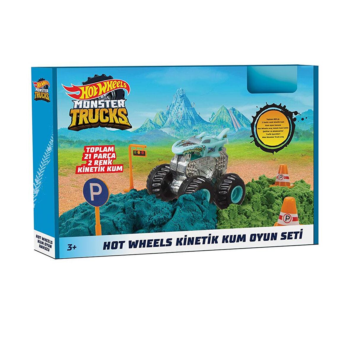 Hot Wheels Monster Trucks Kinetik Kum Oyun Seti HHJ36