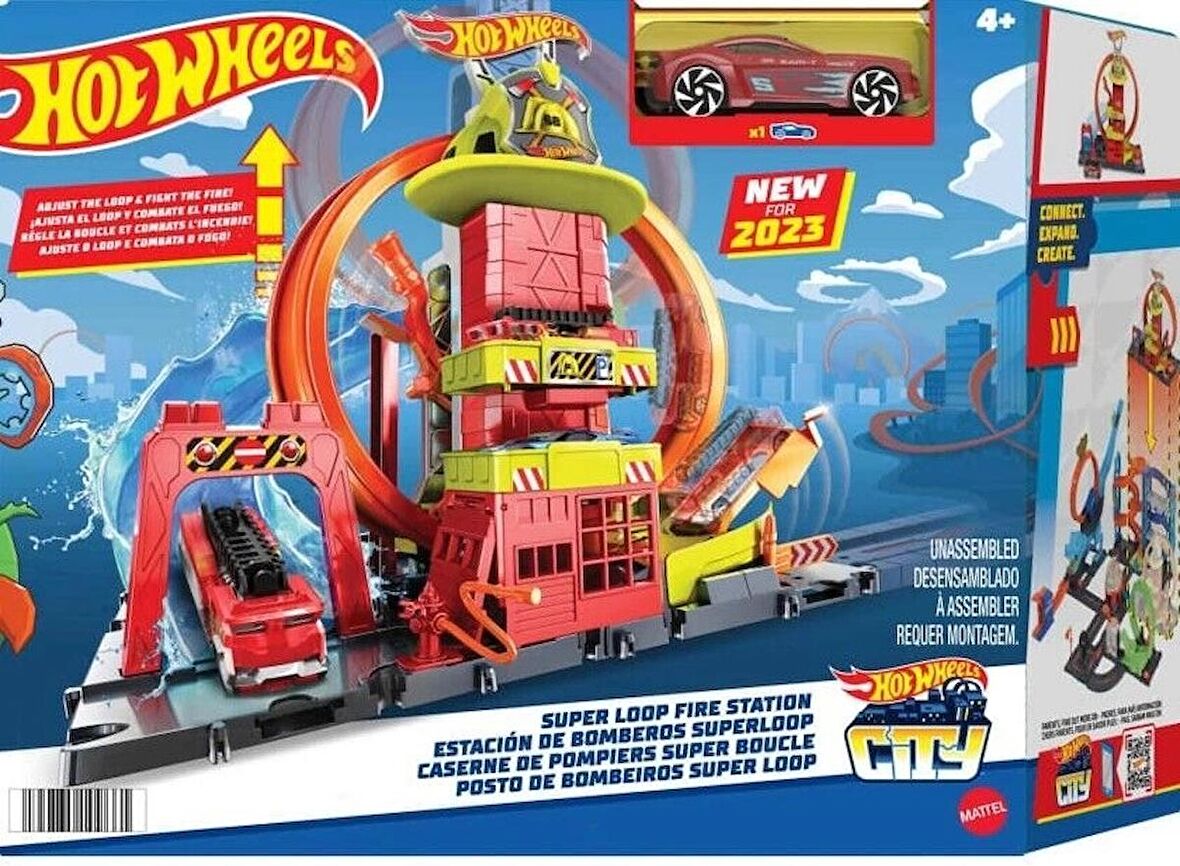 Hot Wheels Çember Pistli İftaiye İstasyonu - HKX41