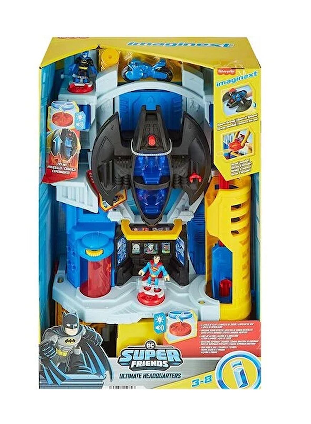 Fisher Pricel HNW08 Imaginext Dc Super Friends Ultimate Headquarters Macera Seti