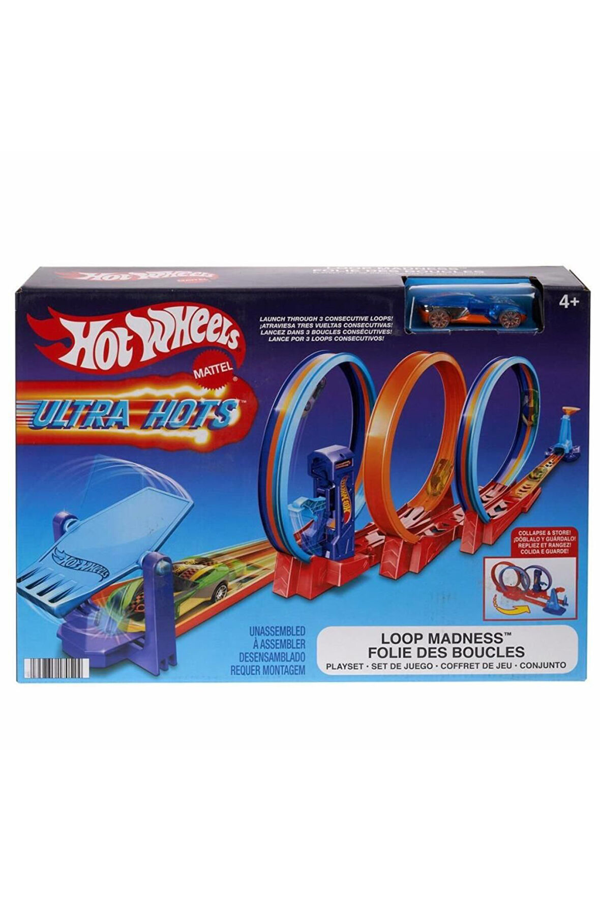 HPX93 Hot Wheels Ultra Hots Çılgın Çember Yarışı Seti