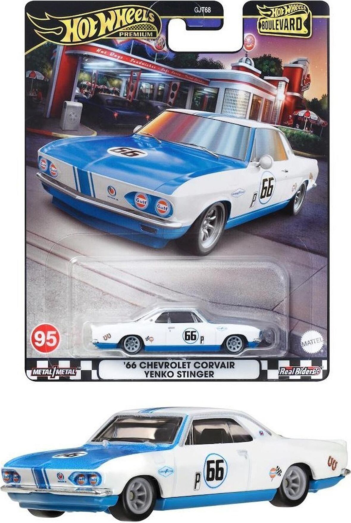 Hot Wheels Boulevard Premium Araçlar GJT68 - HRT69 66 Chevrolet Corvaır Yenko Stınger