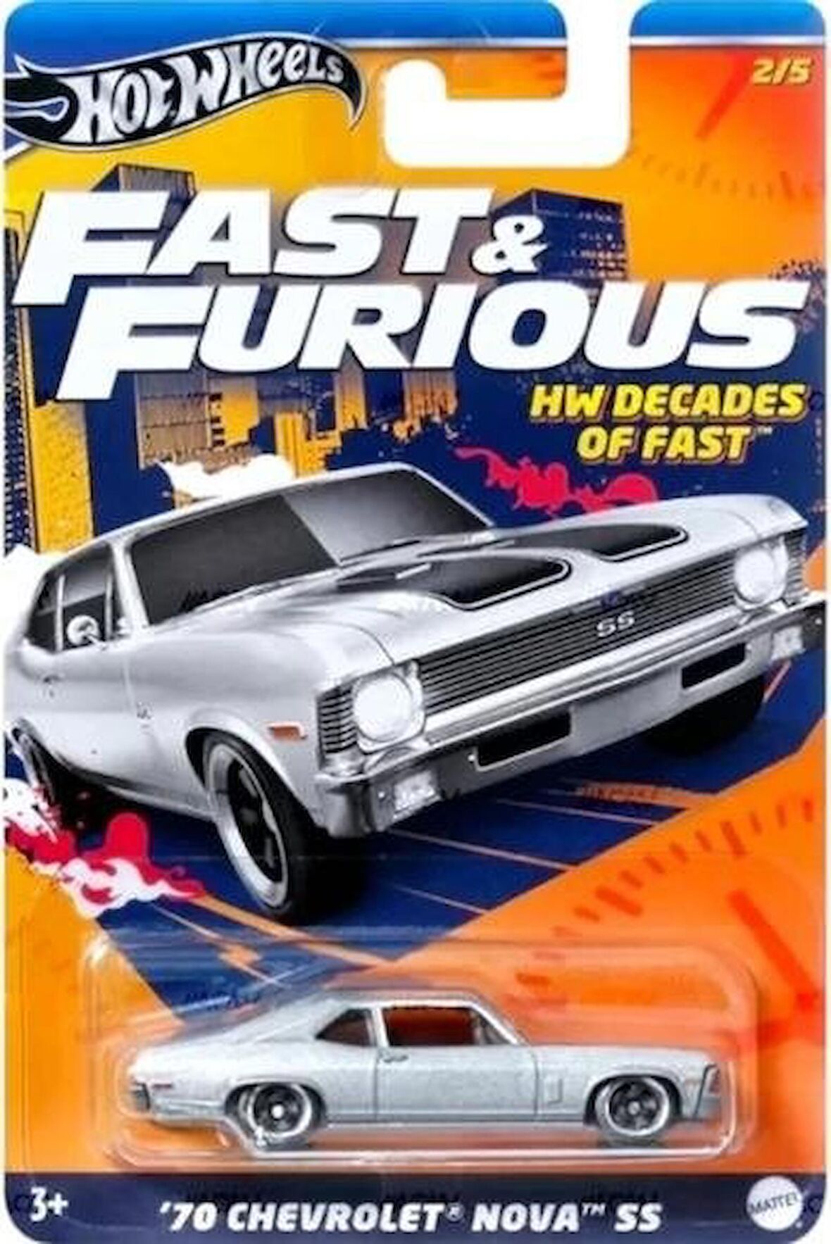 Hot Wheels Fast & Furious '70 Chevrolet Nova Ss HRW42
