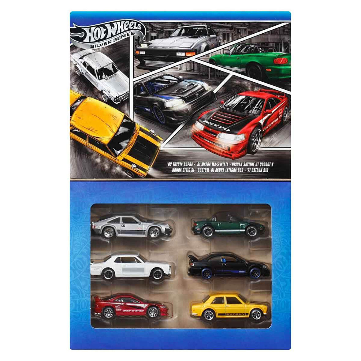 Hot Wheels Japon Temalı 6 lı Araba Seti 1:64 Hot Wheels Japon Arabaları Seti
