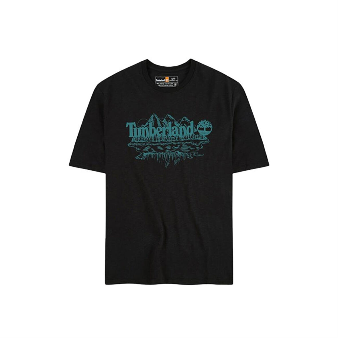 Timberland Short Sleeve Graphic Slub Erkek T-Shirt TB0A5UFU0011 Siyah