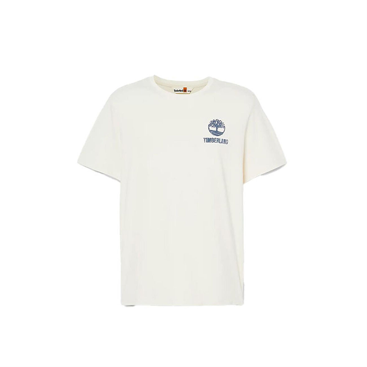 Timberland Short Sleeve Back Logo Graphic Erkek T-Shirt TB0A5V7KCR31 Beyaz