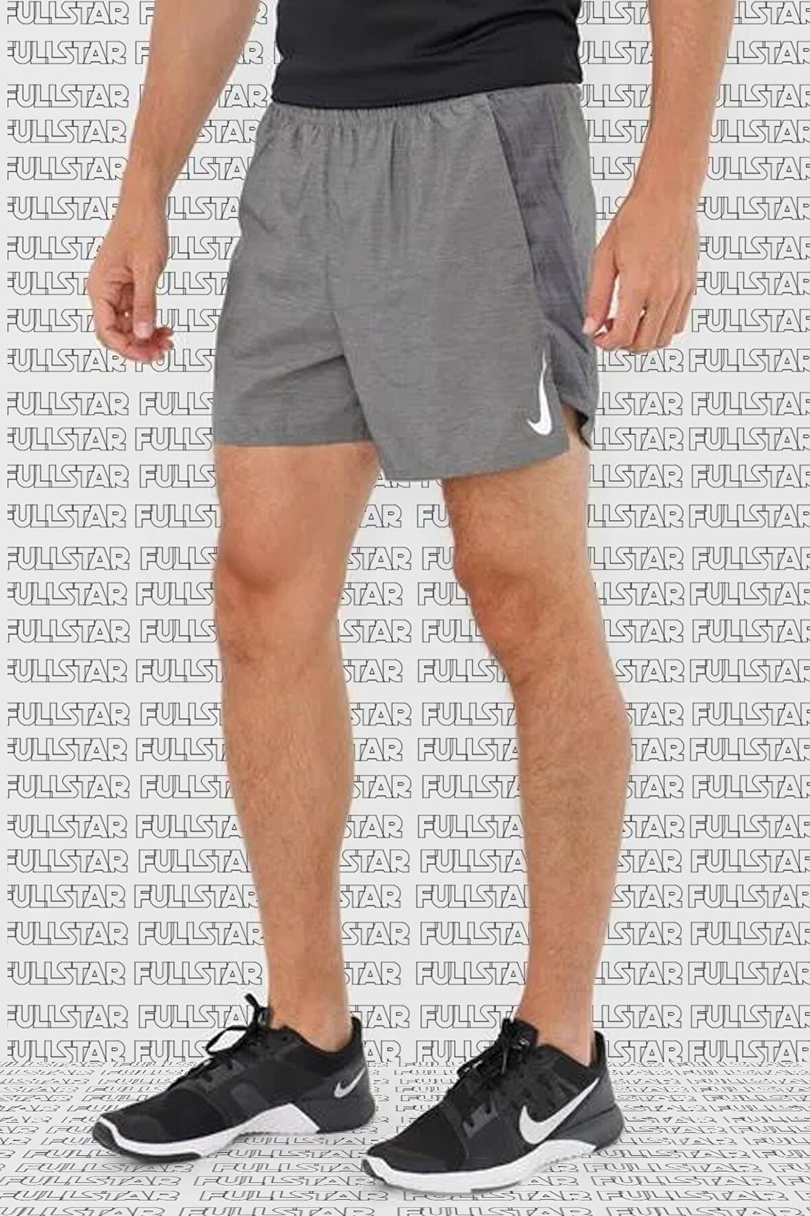 Nike Challenger Running 5 inch Short Slip Astarlı Erkek Koşu Şortu Gri