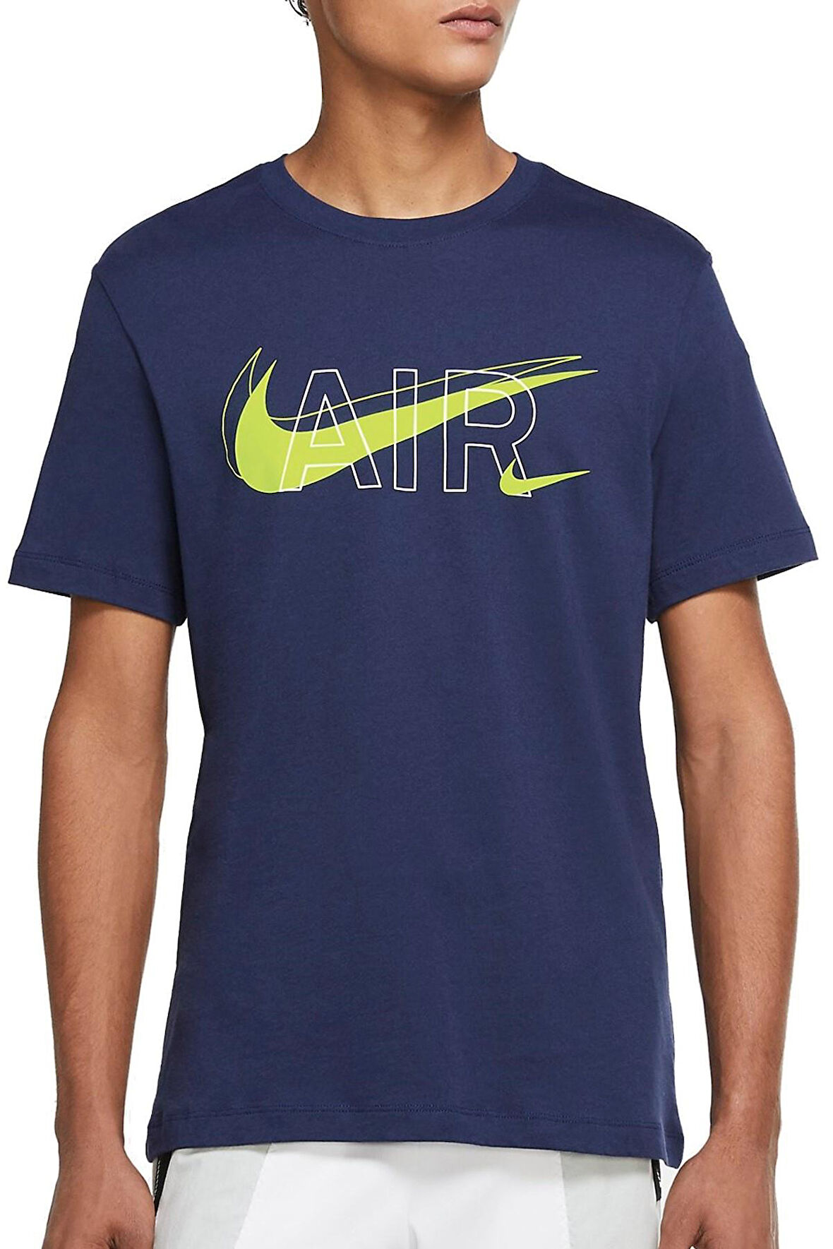 Nike Air Sportswear Mens Printed Tee Erkek Lifestyle Tişört Lacivert