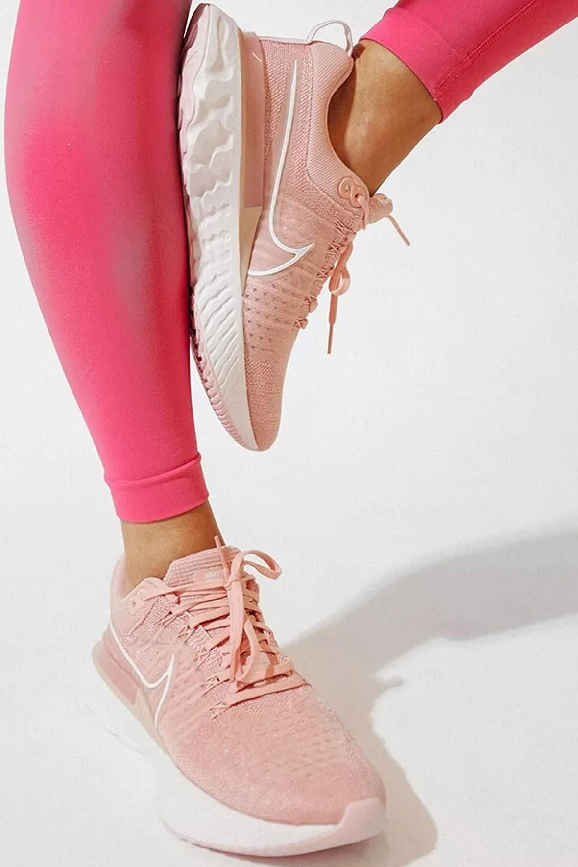 Nike React Infinity Run Flyknit 2 Running Reflöktörlü Kadın Koşu Spor Ayakkabı Pembe