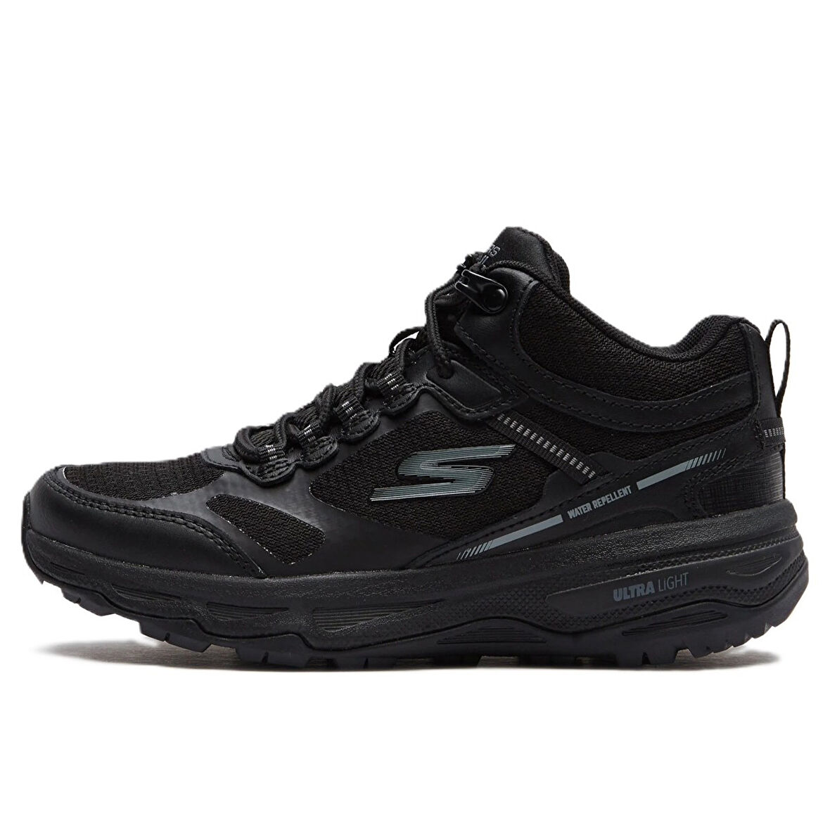 Skechers Go Run Altitude-Highly Water Repellend Leather Unisex Sneaker Hakiki Deri Günlük Spor Ayakkabı Siyah 