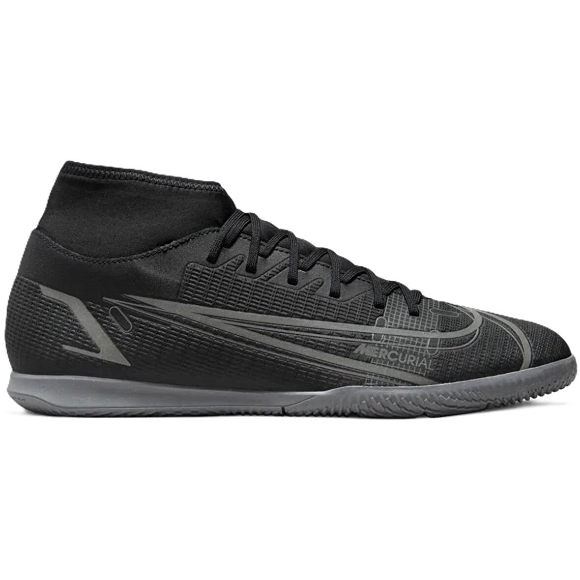 Nike Mercurial Superfly 8 Club IC Siyah Erkek Salon Futbol Ayakkabısı