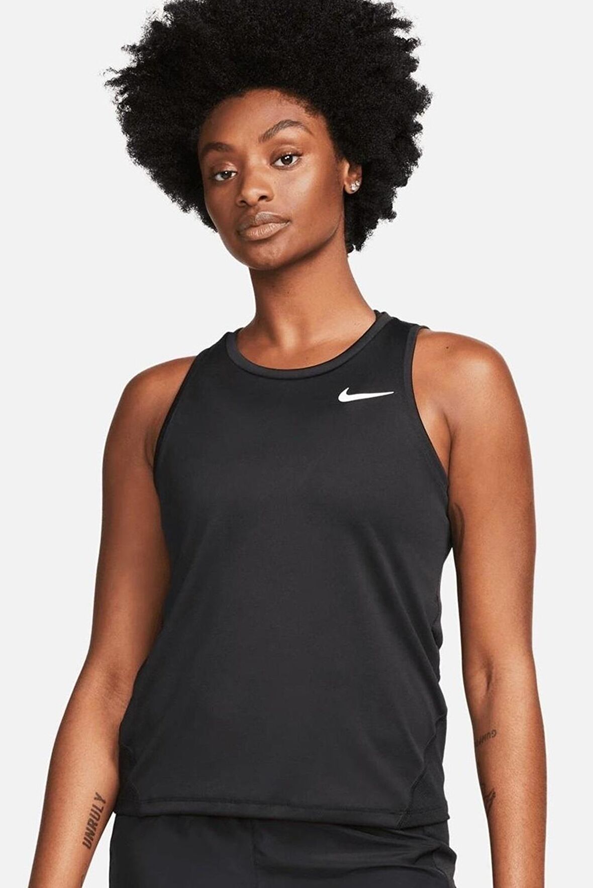 Nike Running Miler Run Training Tank Top Antreman Koşu Atleti Siyah