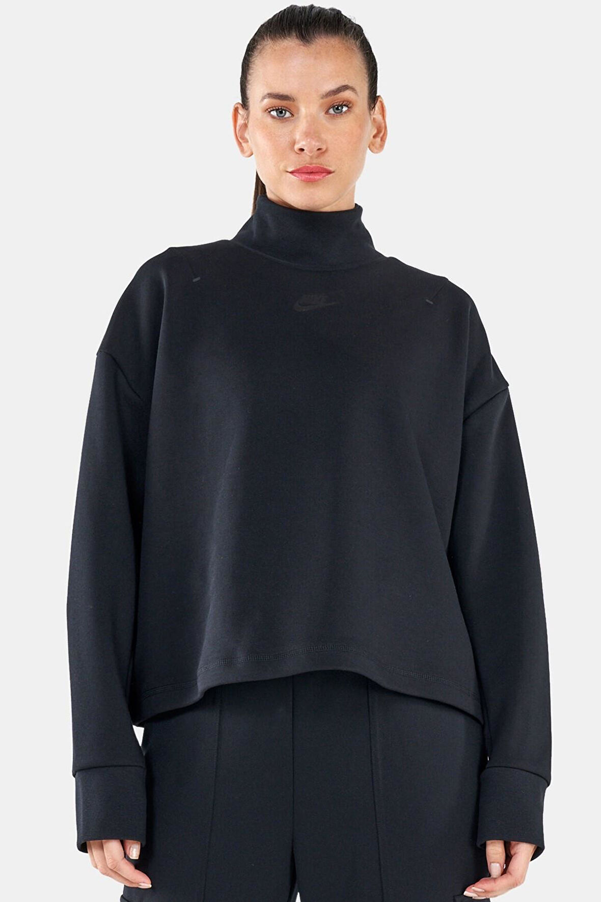 Nike Tech Fleece Loose Fit Pull Over Sweatshirt Bol Kesim Boğazlı Sweat