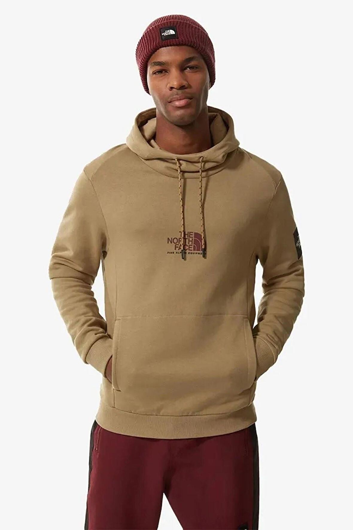 The North Face Fine Alpine Erkek Kahverengi Sweatshirt