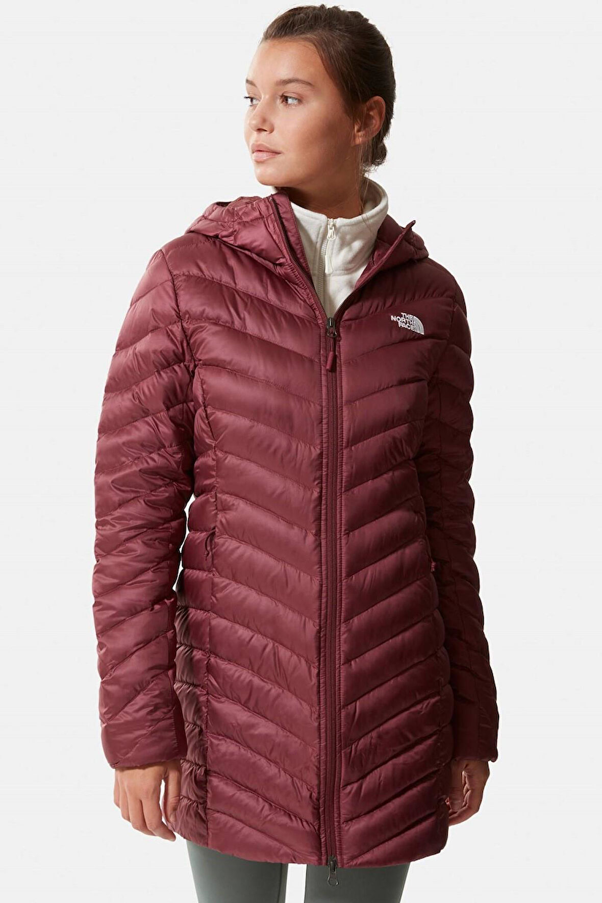 The North Face Trevail Down Jacket Kadın Kuş Tüyü Ceket Bordo