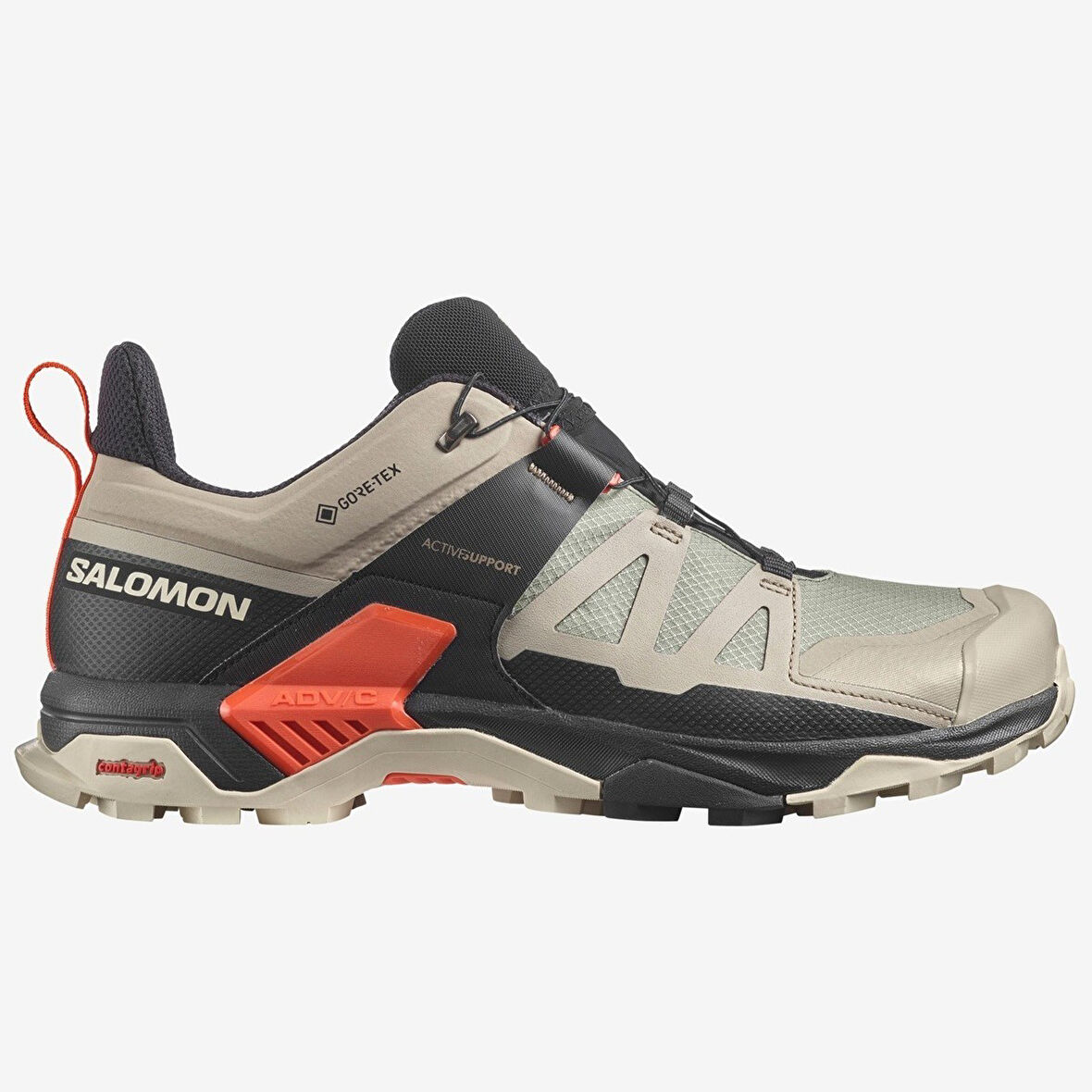 Salomon Ultra 4 Goretex Vintage Outdoor Shoes Su Geçirmez Nefes Alan Outdoor Ayakkabı Bej