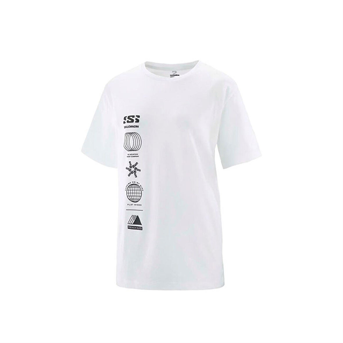 Salomon Logo Combo Ss W Kadın T-Shirt LC2233000 Beyaz