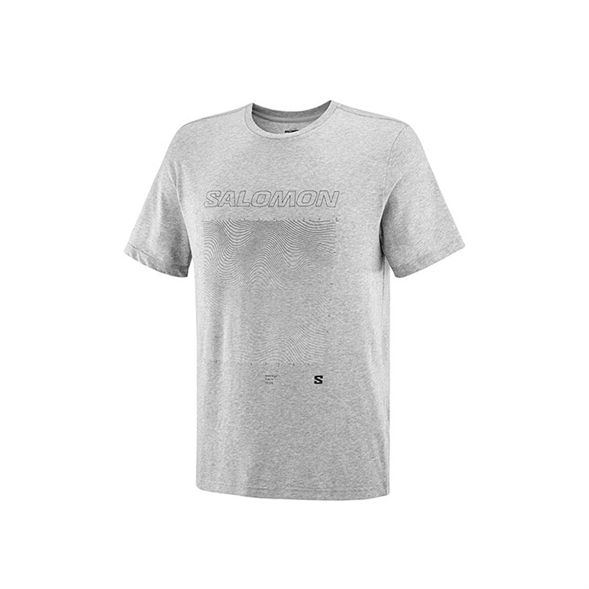 Salomon Graphıc Ss M Erkek T-Shirt LC2219300 Gri
