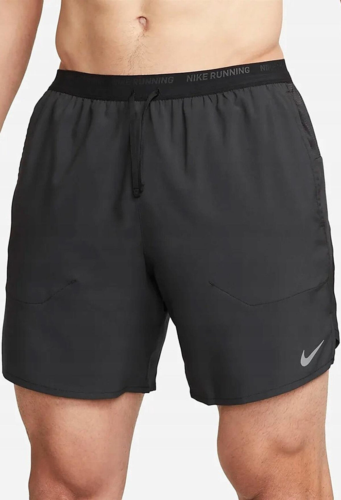 Nike Flex Stride Run Division 5inch Running Shorts Reflektörlü Siyah Koşu Şortu