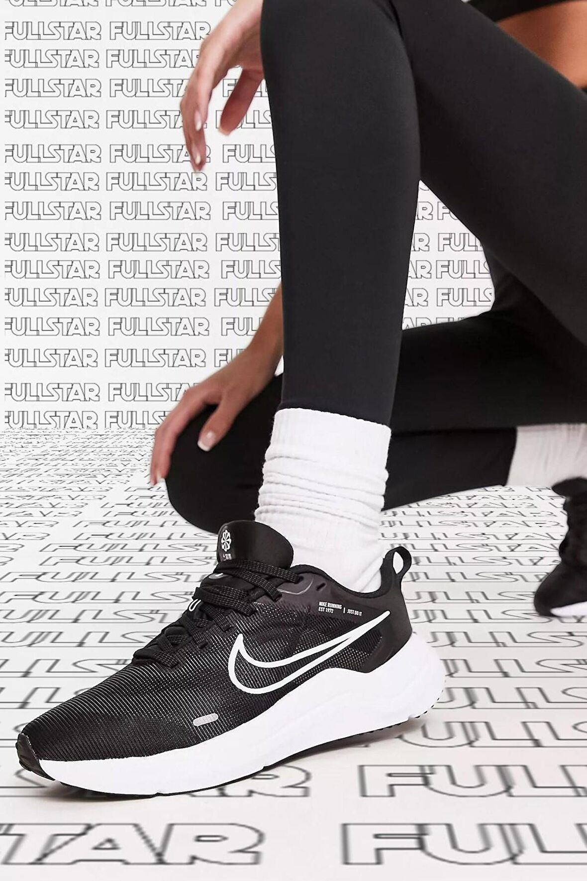 Nike Downshifter 12 Walk Run Shoes Black Unisex Yürüyüş Koşu Ayakkabısı Siyah