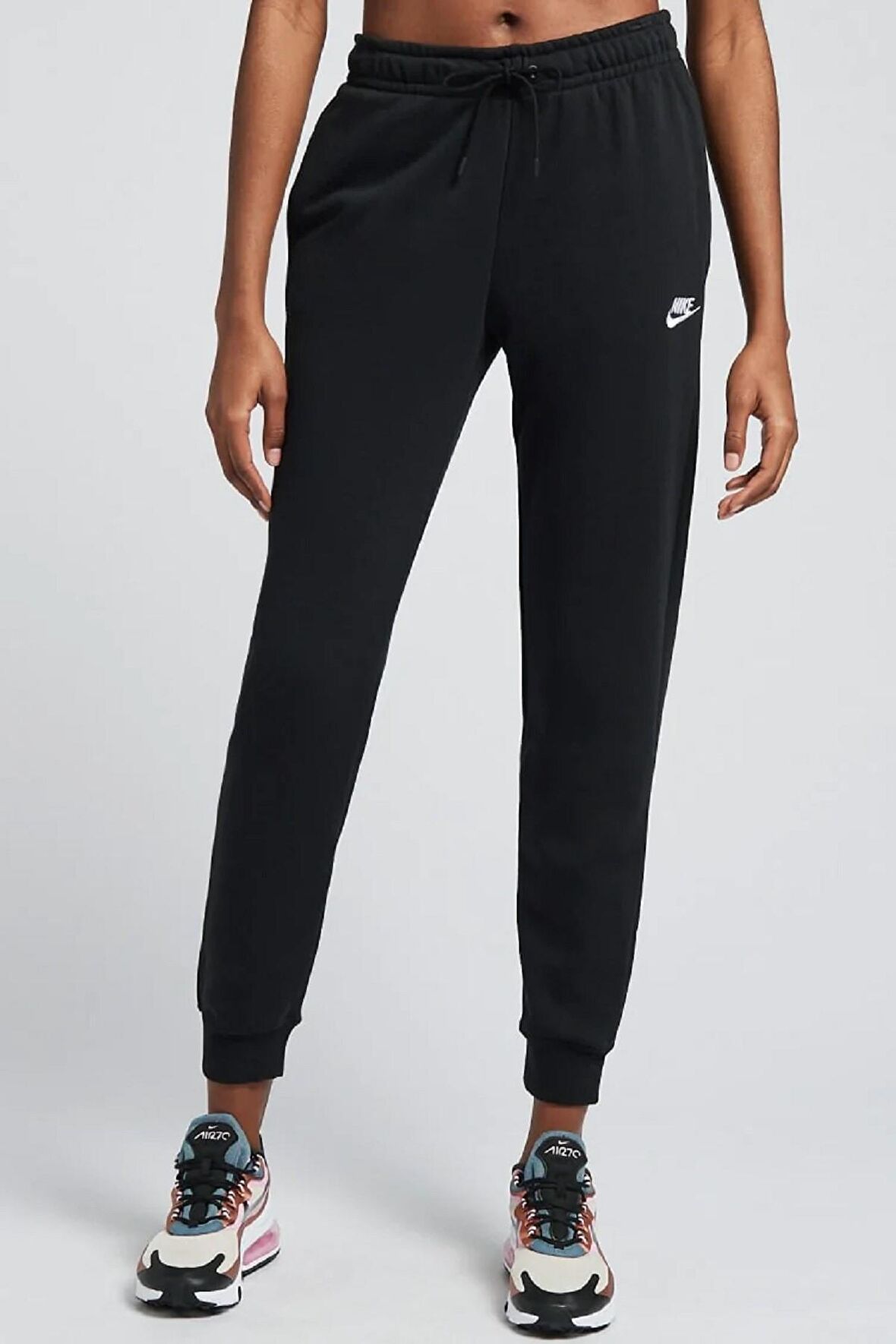 Nike Sportswear Essential Fleece Kadın Siyah Eşofman Altı 