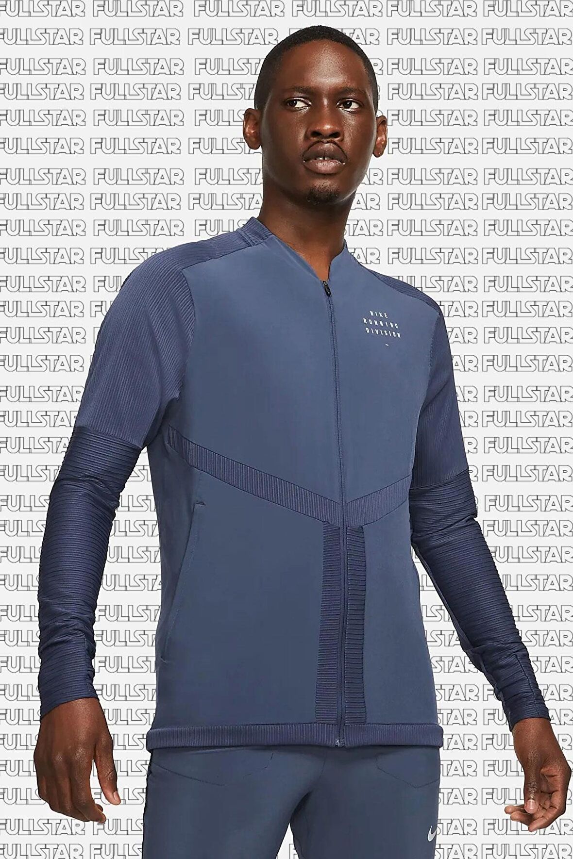 Nike Run Division Mens Run Jacket Reflektörlü Mavi Erkek Koşu Ceketi 