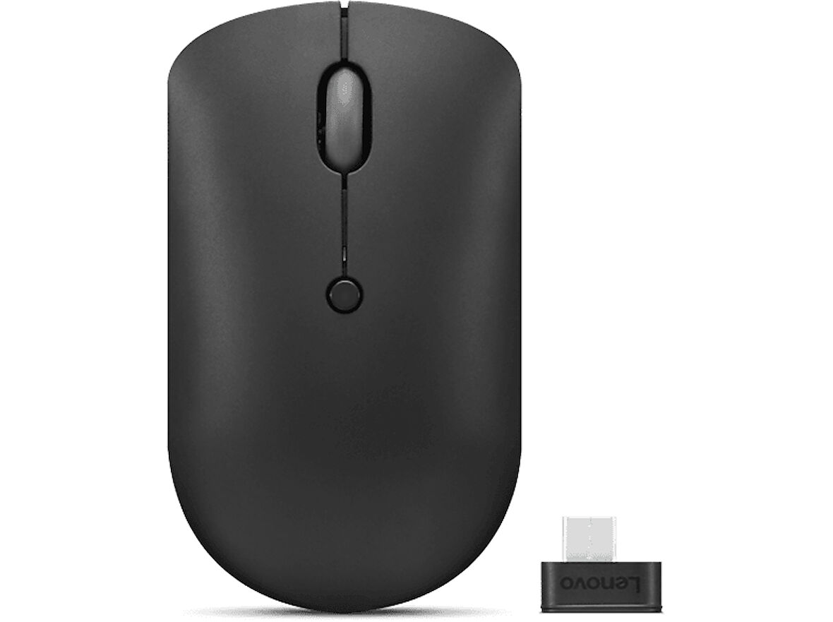 LENOVO Mice Bo 400 USB-C Compact Kablosuz Mouse Siyah
