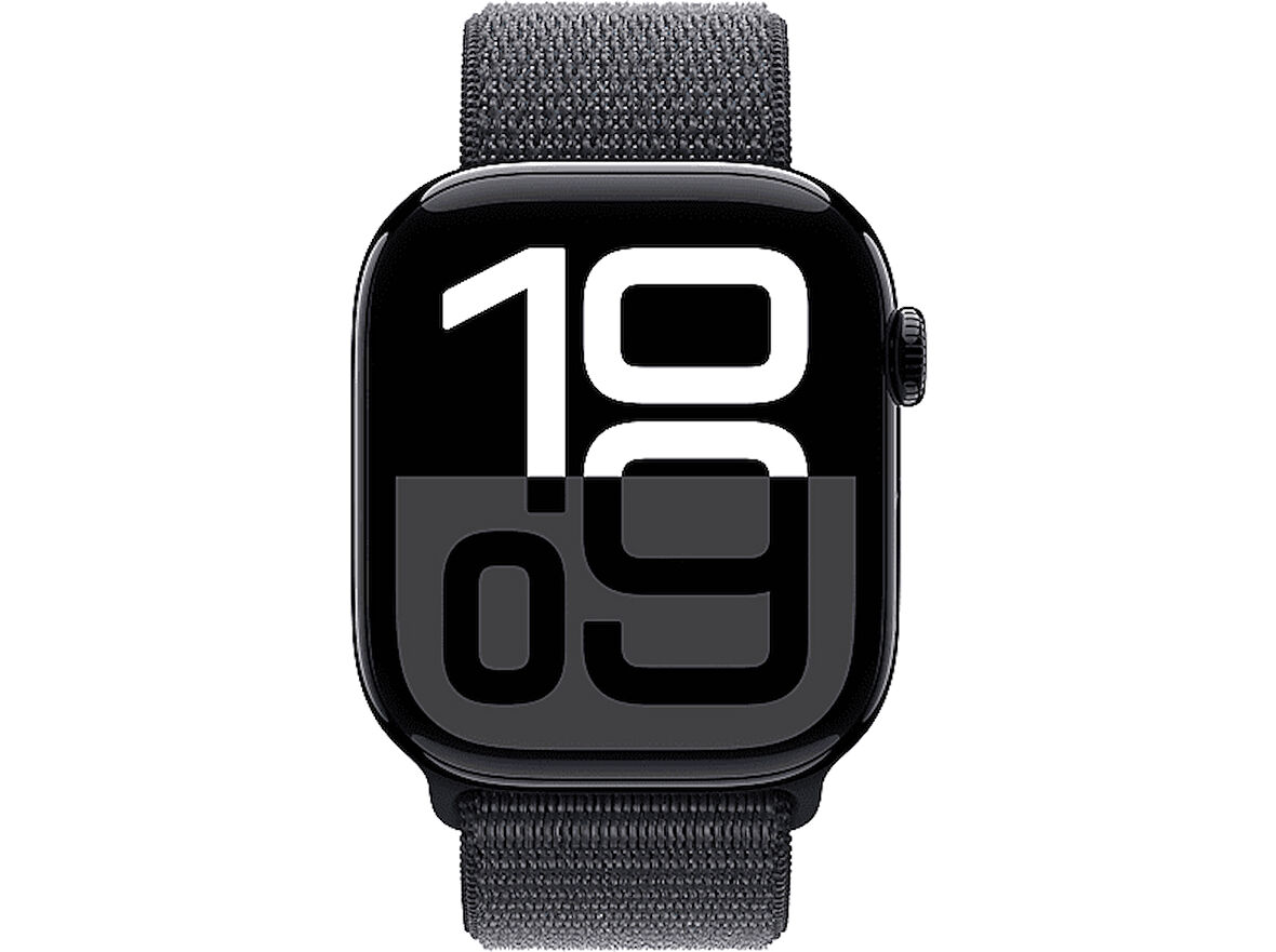 APPLE Watch Series 10 GPS 42mm Jet Black Aluminium Case with Ink Sport Loop