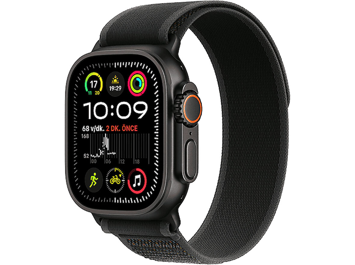 APPLE Watch Ultra 2 GPS + Cellular 2024 49mm Black Titanium Case with Black Trail Loop - S/M