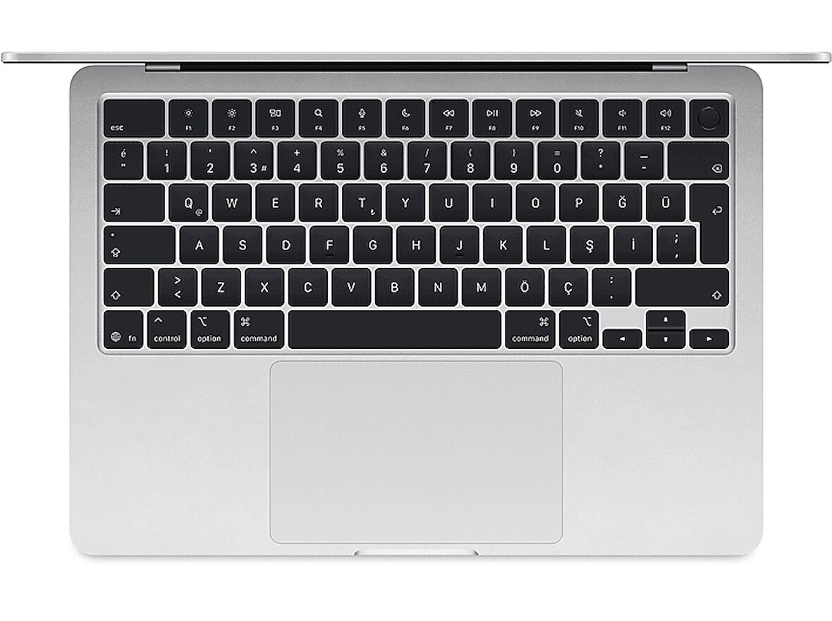APPLE MW0W3TU/A/MacBook Air/Apple M4 İşlemci (10 Çekirdek CPU-8 Çekirdek GPU)/16GB RAM/256GB SSD/13.6"/Silver