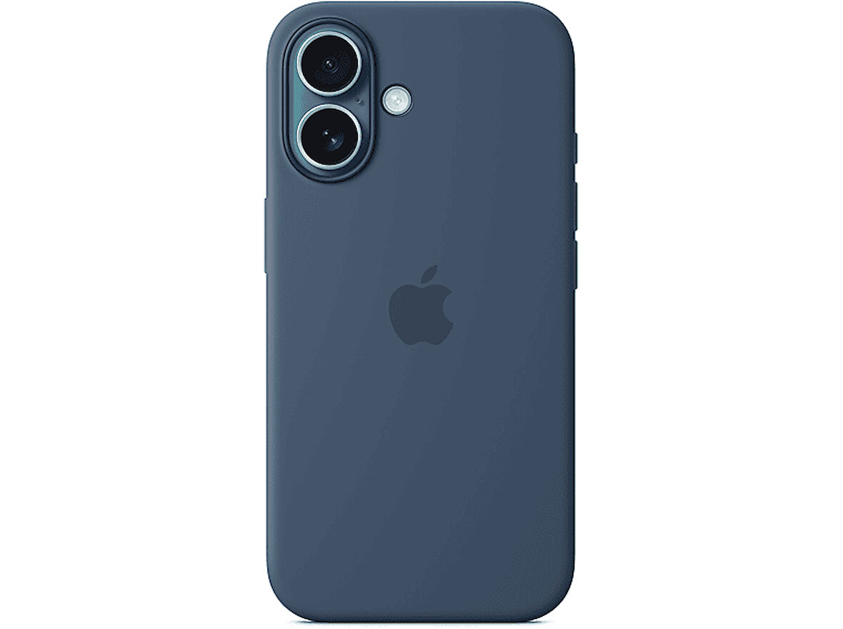 APPLE iPhone 16 MagSafe Silikon Telefon Kılıfı Kot Rengi