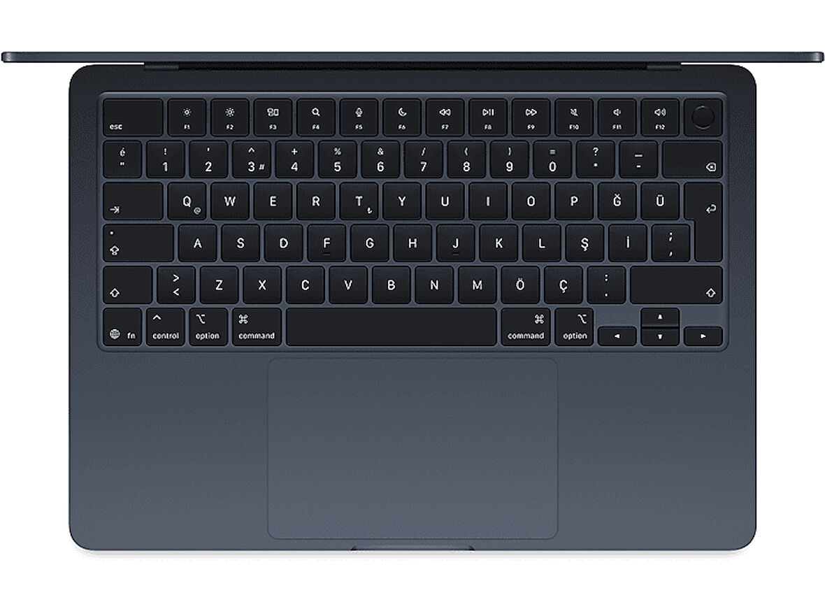APPLE MC6C4TU/A/MacBook Air/Apple M4 İşlemci (10 Çekirdek CPU-10 Çekirdek GPU)/24GB RAM/512GB SSD/13.6"/Midnight