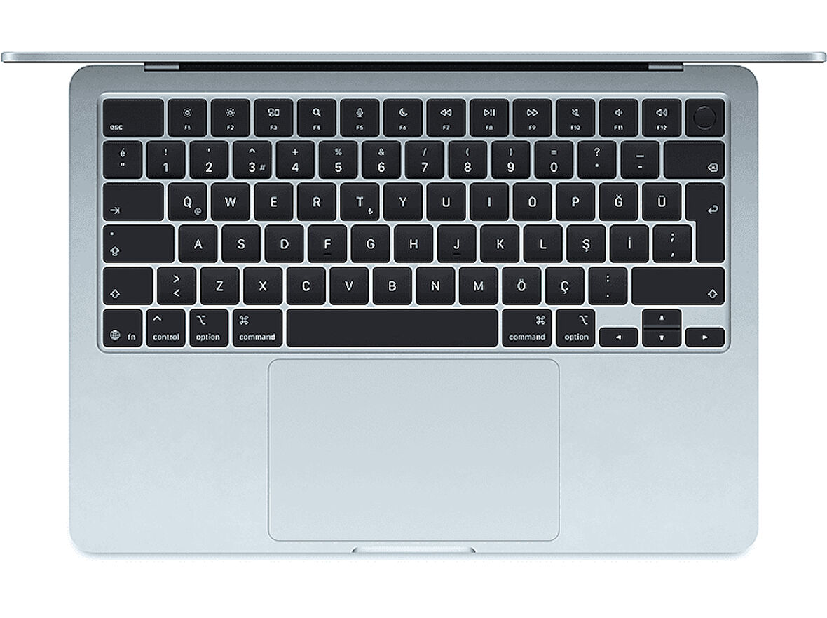 APPLE MC6V4TU/A/ MacBook Air/Apple M4 İşlemci (10 Çekirdek CPU-10 Çekirdek GPU)/24GB RAM/512GB SSD/13.6"/ Sky Blue