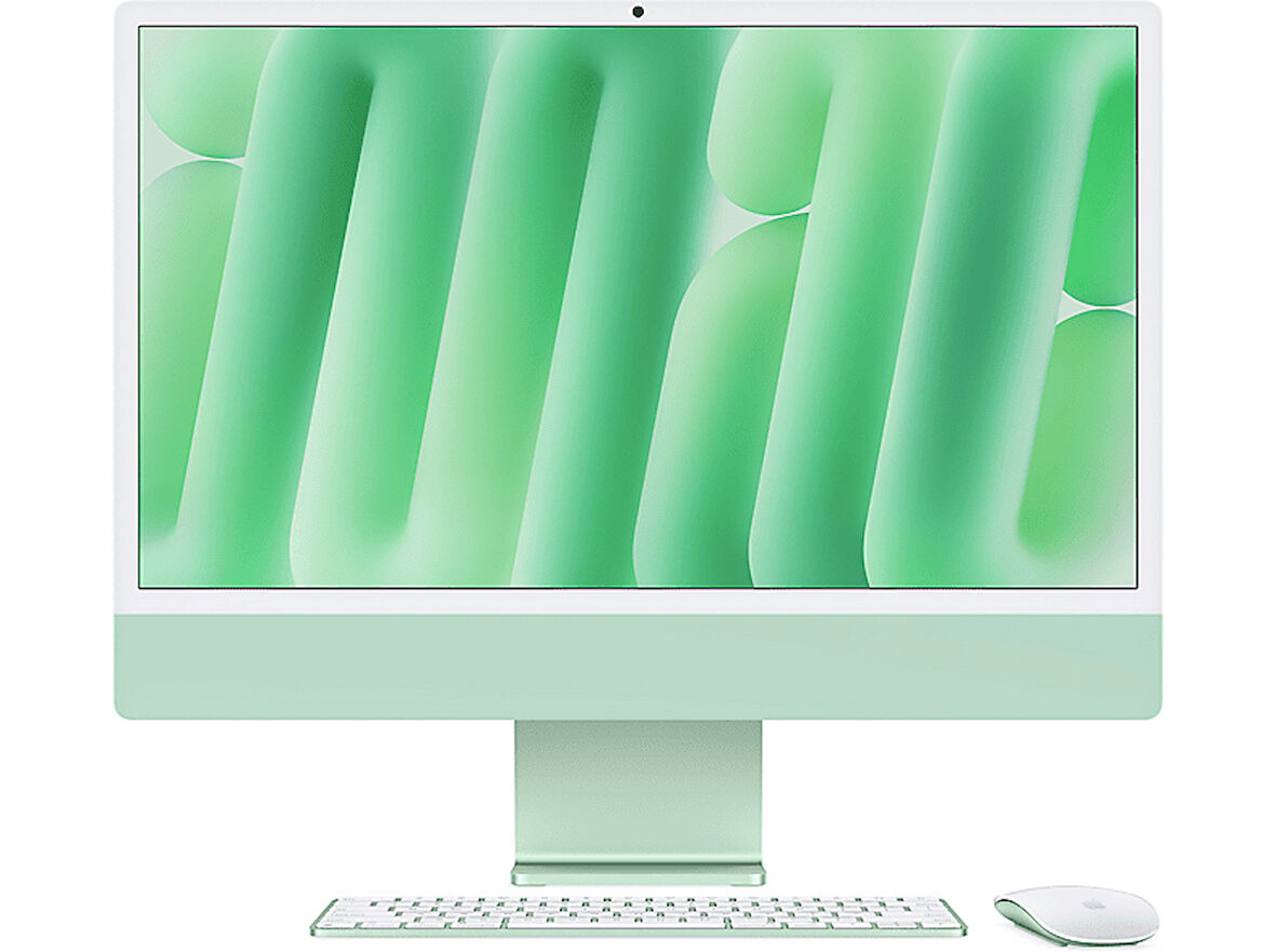 APPLE MD2Q4TU/A 24-inch iMac with Retina 4.5K display: Apple M4 chip with 10‑core CPU and 10‑core GPU, 24GB, 512GB SSD - Yeşil