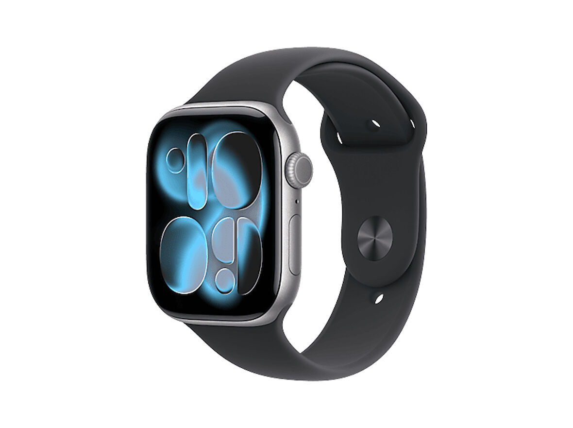 APPLE Watch Series 11 GPS 46mm Space Grey Aluminium Case with Black Sport Band - M/L MEV44TU/A