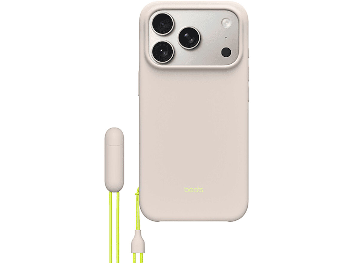 BEATS MGTN4LL/A MagSafe özelliği ve Kamera Denetimi düğmesine sahip Beats iPhone 17 Pro Kickstand Kılıfı - Kalker Beji