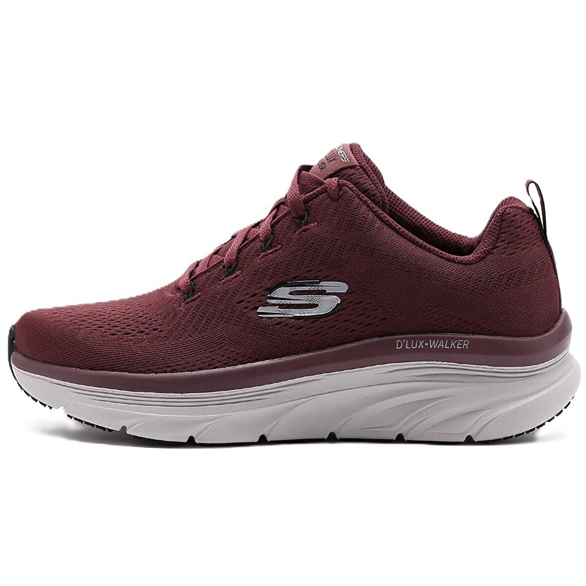 Skechers D'lux Walker-Meerno Memory Foam Hafızalı Taban Erkek Bordo Günlük Spor Ayakkabı