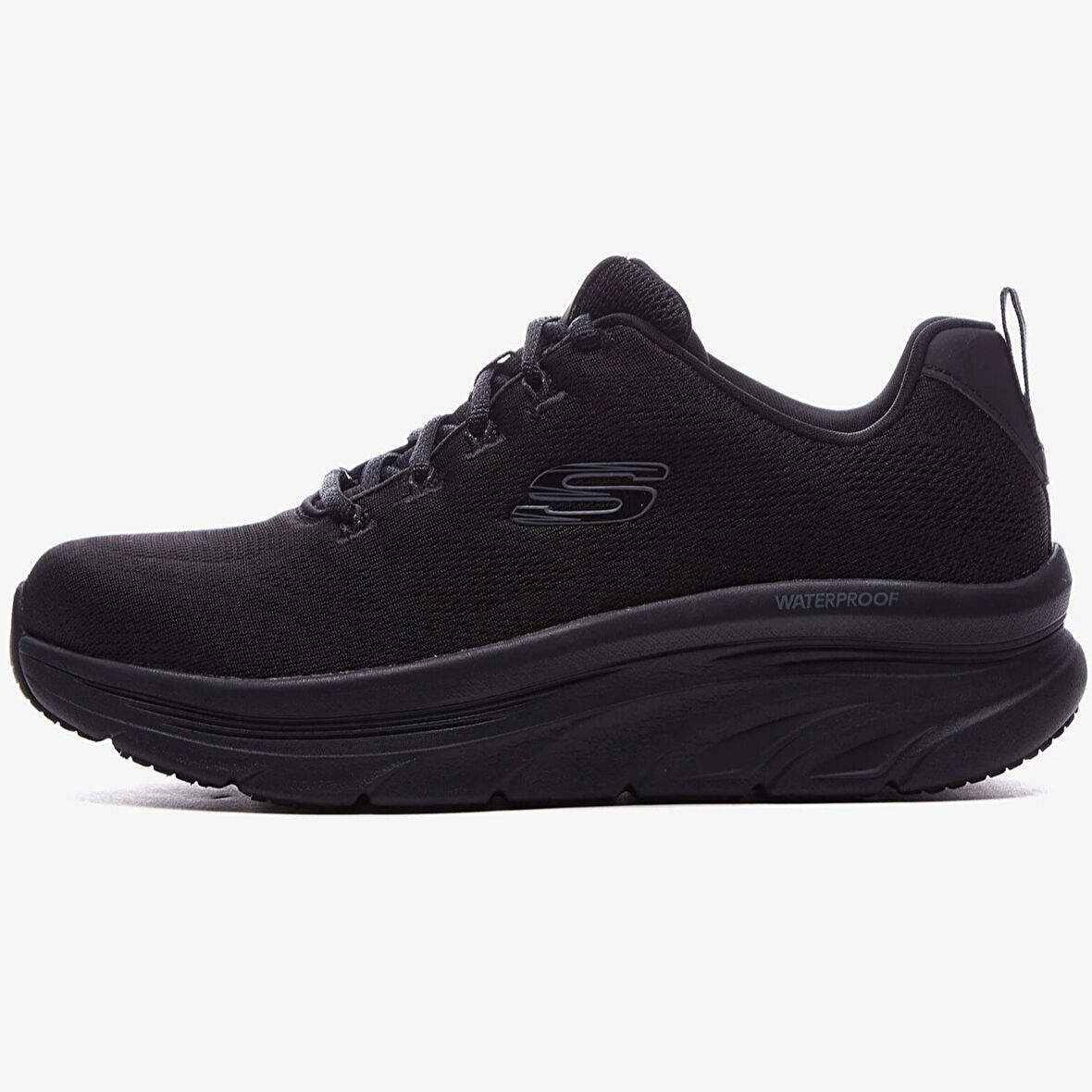 Skechers D'lux Walker - Get Oasis Memory Foam Mens Black Sneaker Hafızalı Taban Kadın Günlük Spor Ayakkabı Siyah