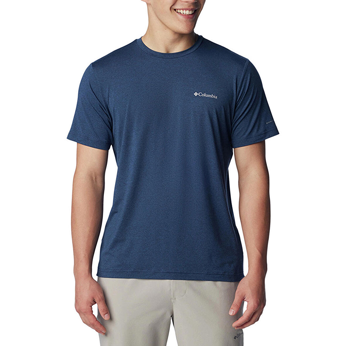 Tech Trail Crew Neck II Erkek Lacivert Outdoor T-Shirt AO5545-464