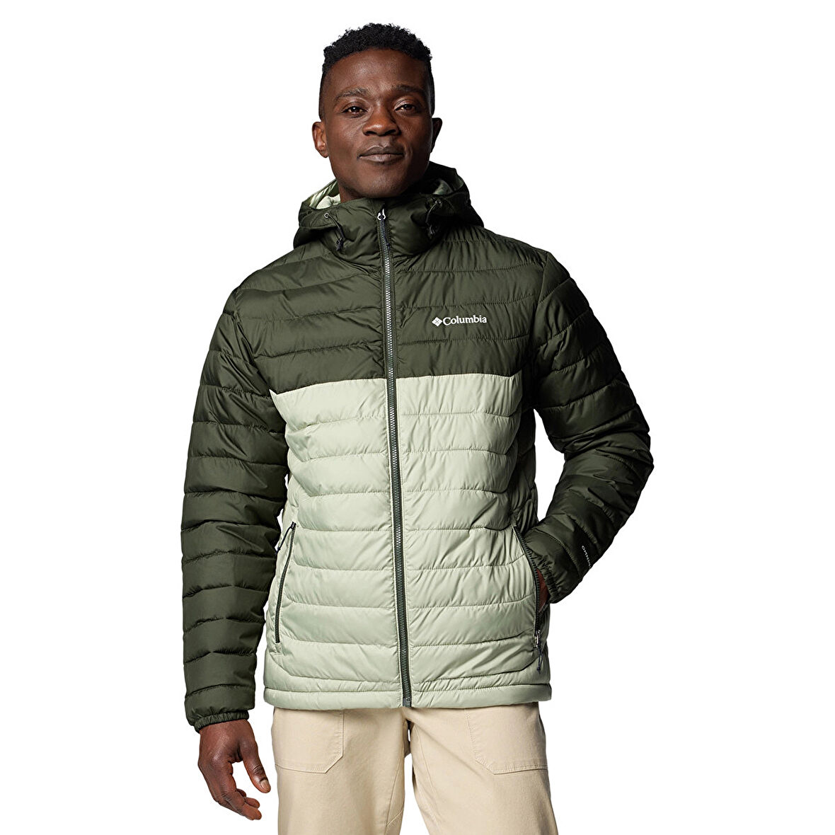 Powder Lite II Erkek Yeşil Outdoor Mont WO6272-348