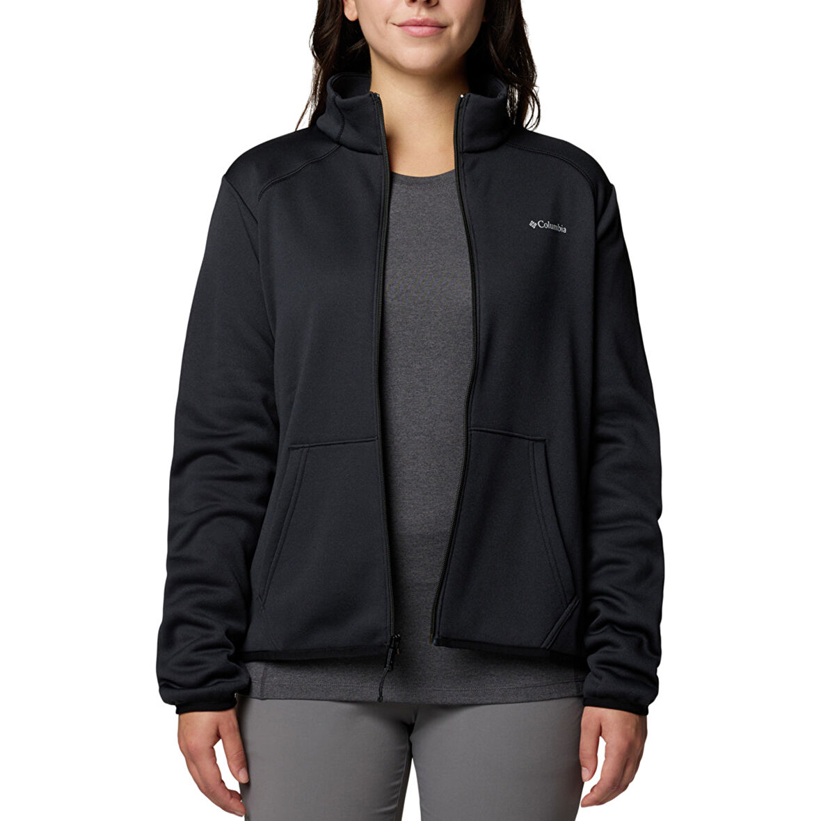 Hike Tech Fleece Full-Zip Kadın Siyah Outdoor Polar AL3534-011