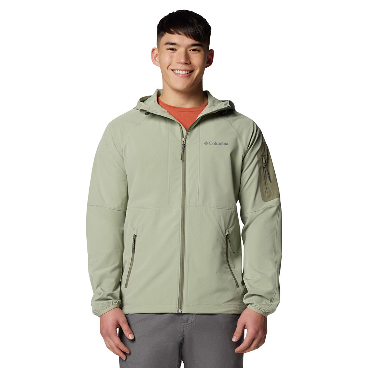 Tall Heights II Hooded Softshell Erkek Yeşil Outdoor Mont WO9423-348